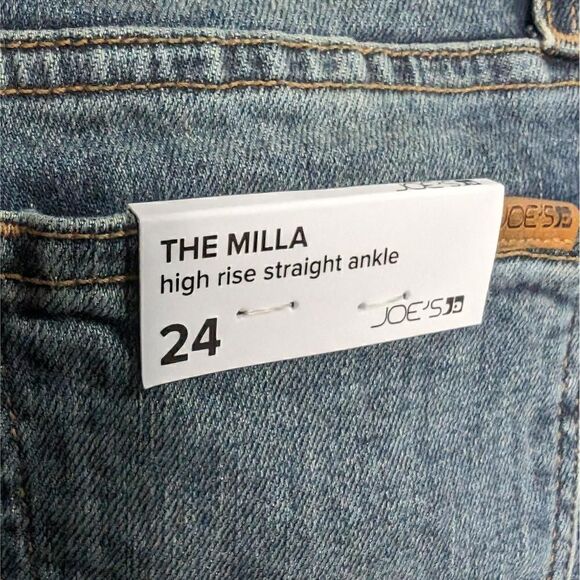 Joe's Jeans The Milla Jean High Rise Straight Ankle & Cropped Size 24 - Picture 4 of 8